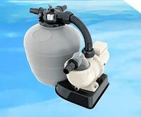 Фильтрационная песочная установка для бассейнов объемом до 18 м3.